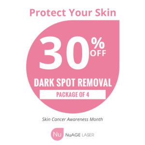 Nuage laser dark spots promotion