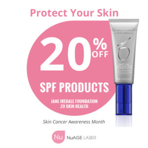 nuage laser spf product promotion